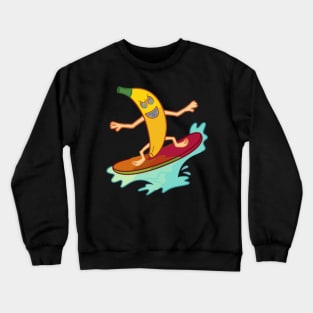 Banana Surfing Crewneck Sweatshirt